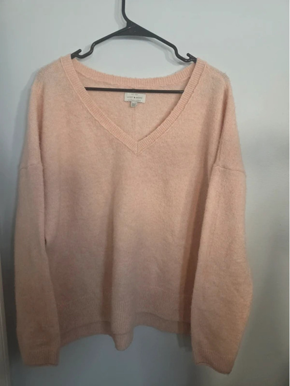 Lucky Brand Light Peach Cozy Sweater